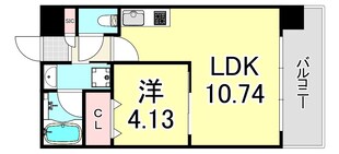 プレジオ御幣島の物件間取画像